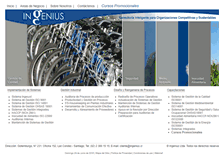 Tablet Screenshot of ingenius.cl